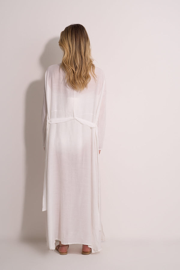 KIMONO BEACHWEAR - WHITE