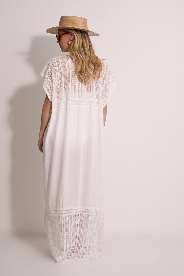 BEACH KFTAN - WHITE