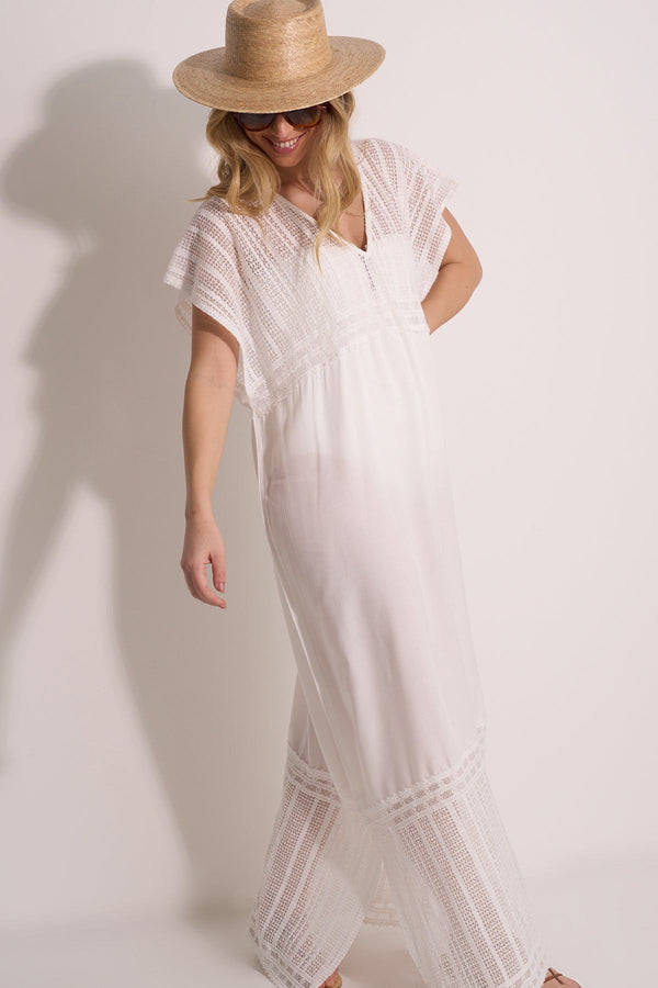 BEACH KFTAN - WHITE