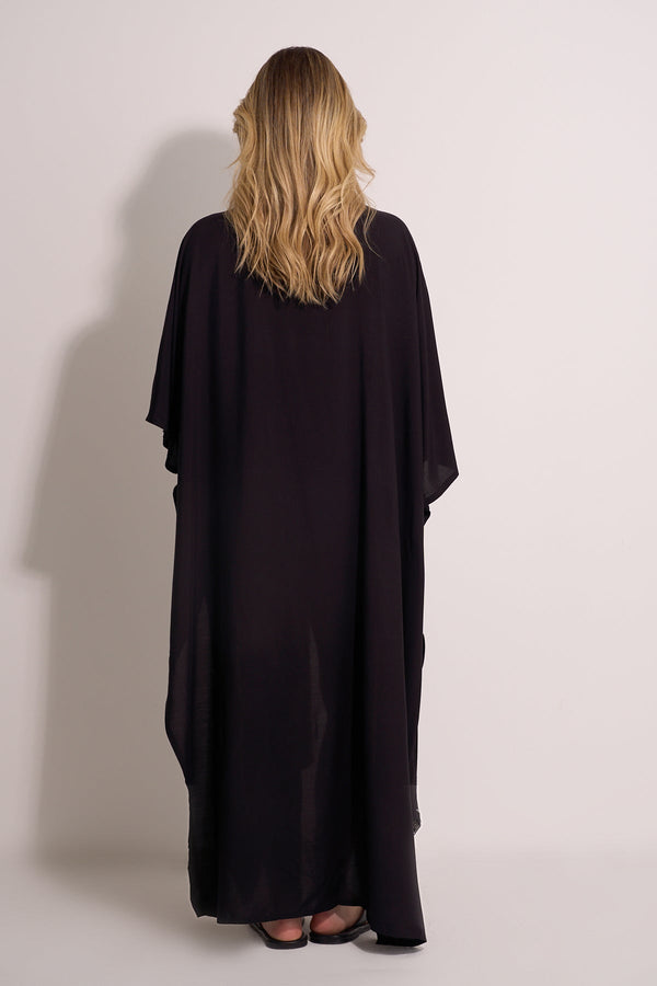 BEACH KIMONO - BLACK