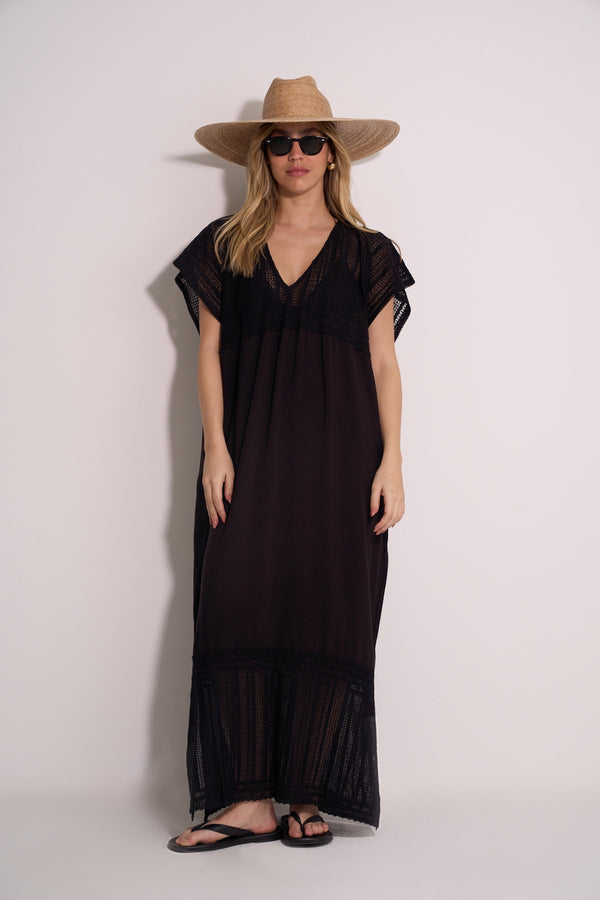 BEACH KFTAN -BLACK