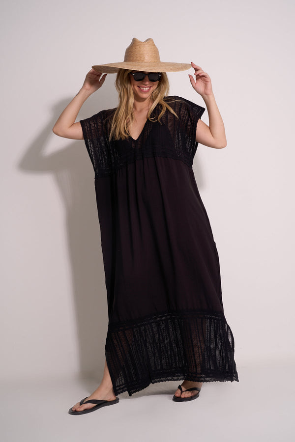 BEACH KFTAN -BLACK