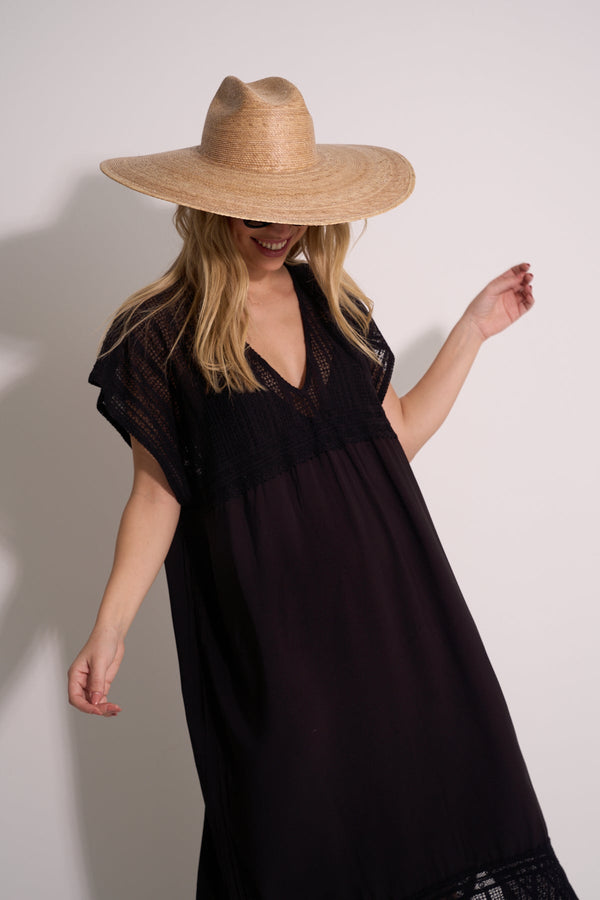 BEACH KFTAN -BLACK
