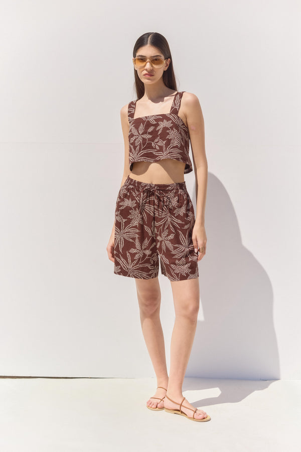 TULUM LINEN BERMUDA PANTS