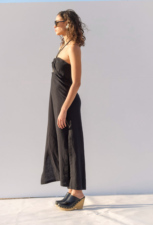 SORRENTO MAXI DRESS IN BLACK
