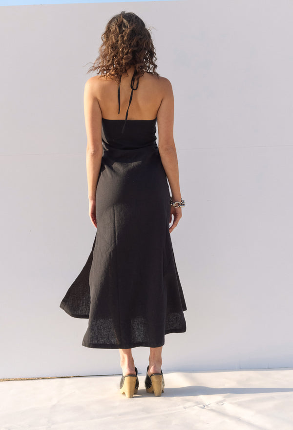 SORRENTO MAXI DRESS IN BLACK
