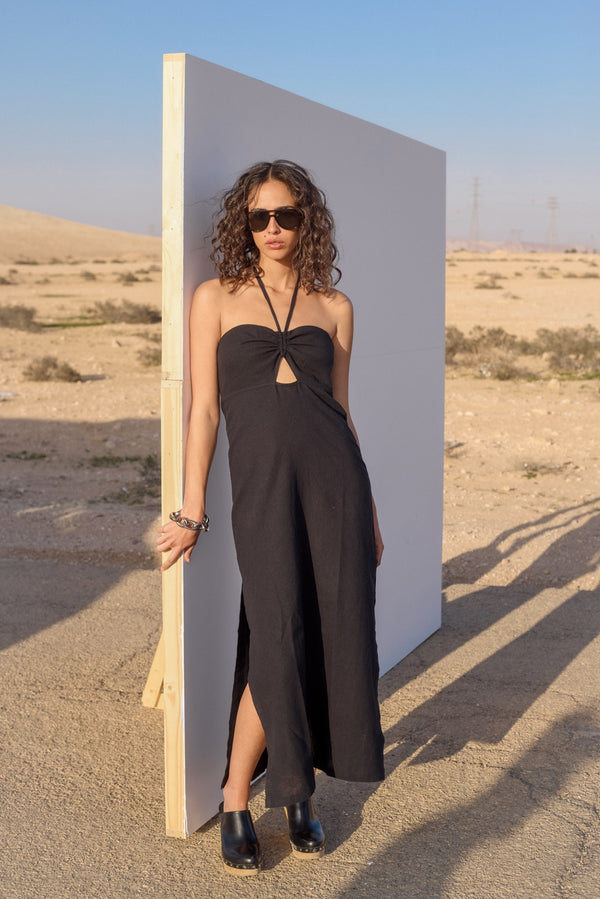 SORRENTO MAXI DRESS IN BLACK