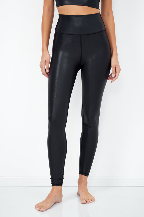 GLOSSY BLACK LONG LEGGING