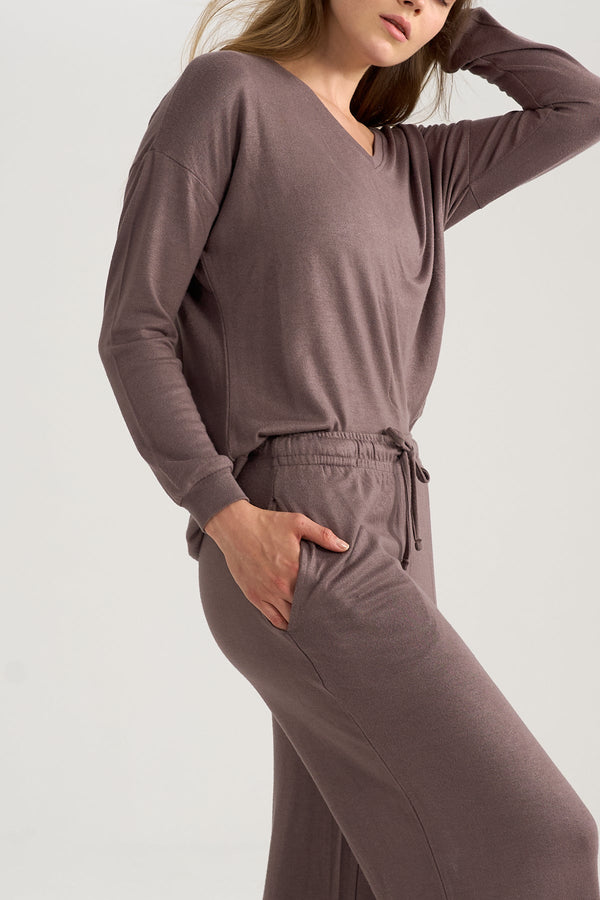 Brown knit Shirt