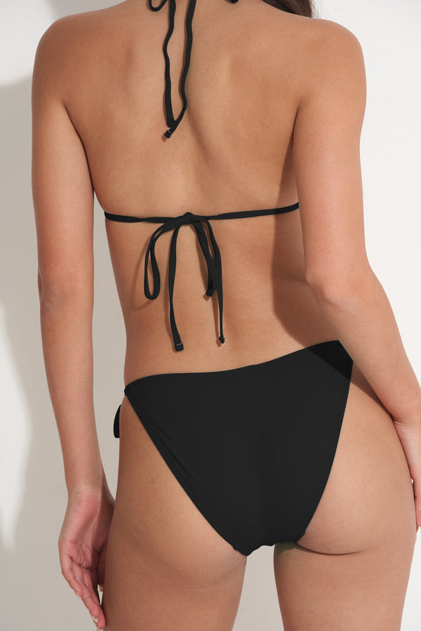 PILPEL SIDE TIE BOTTOM IN BLACK