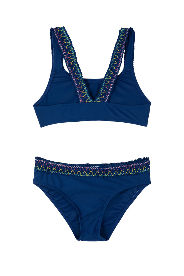 GIRLS BIKINI SET IN NAVY