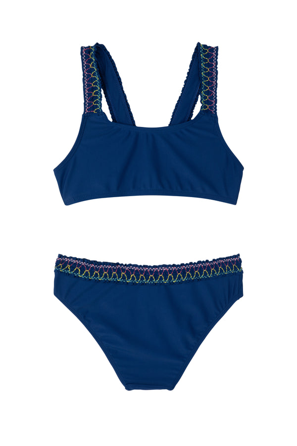 GIRLS BIKINI SET IN NAVY