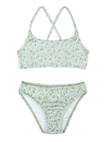 GIRLS BIKINI SET WITH BRALETTE IN GREEN
