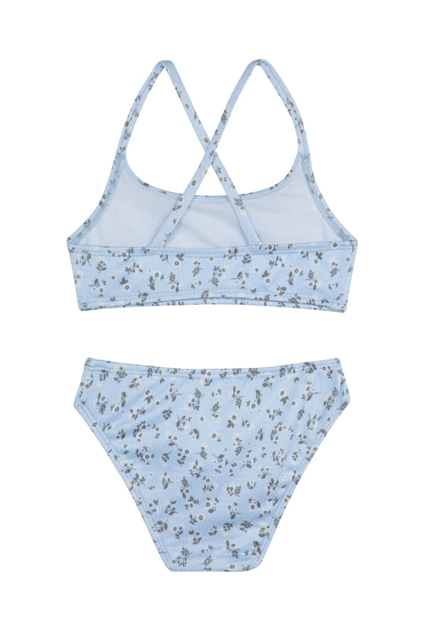 GIRLS BIKINI SET WITH BRALETTE IN BLUE