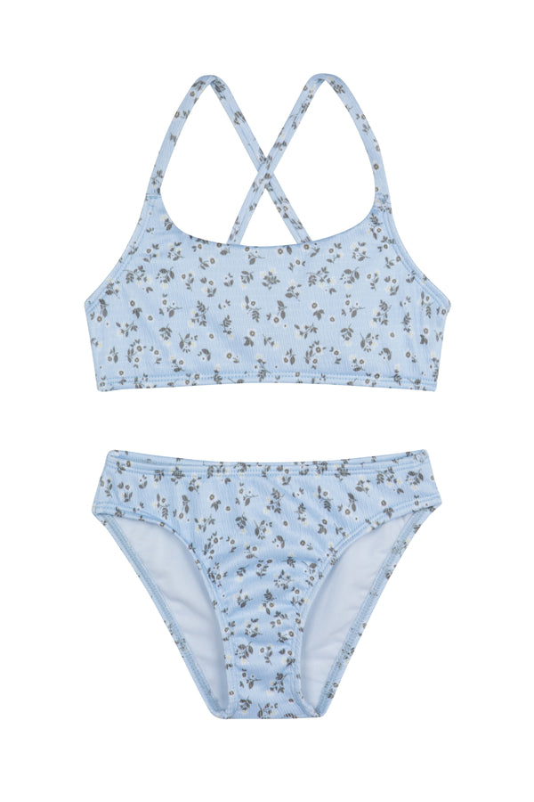GIRLS BIKINI SET WITH BRALETTE IN BLUE