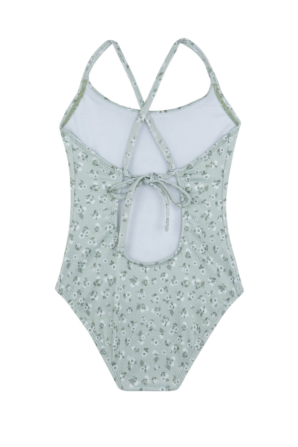 GIRLS SWIMSUIT IN GREEN