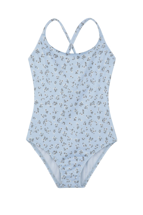 GIRLS SWIMSUIT IN BLUE