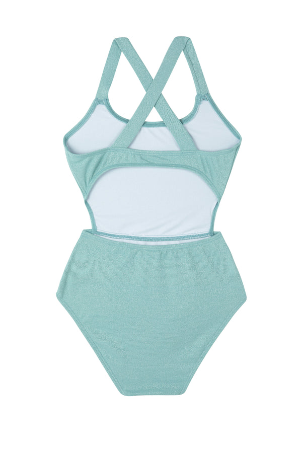 GIRLS SWIMSUIT IN TURQUIOSE