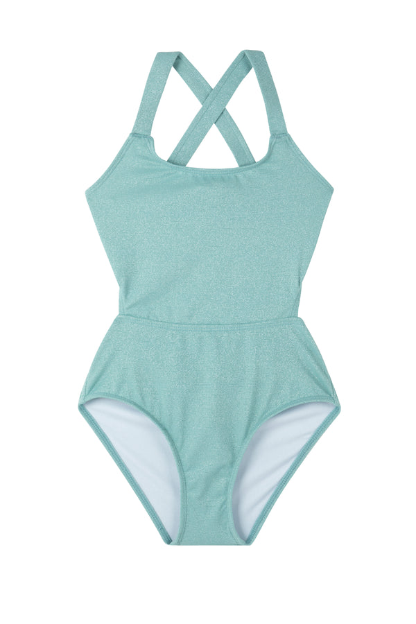 GIRLS SWIMSUIT IN TURQUIOSE