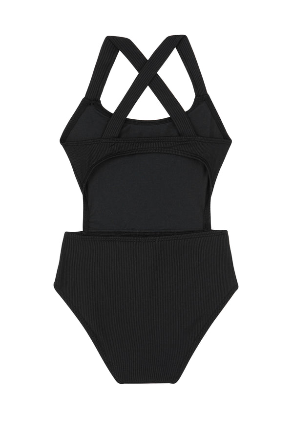 GIRLS SWIMSUIT IN BLACK