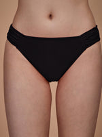 BIKINI BOTTOM WITH SIDE ROUCHING