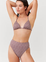 LUMA RETRO LUXURY TRIANGLE BIKINI TOP