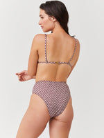 LUMA RETRO LUXURY HIGH LEG HIGH WAIST BIKINI BOTTOM