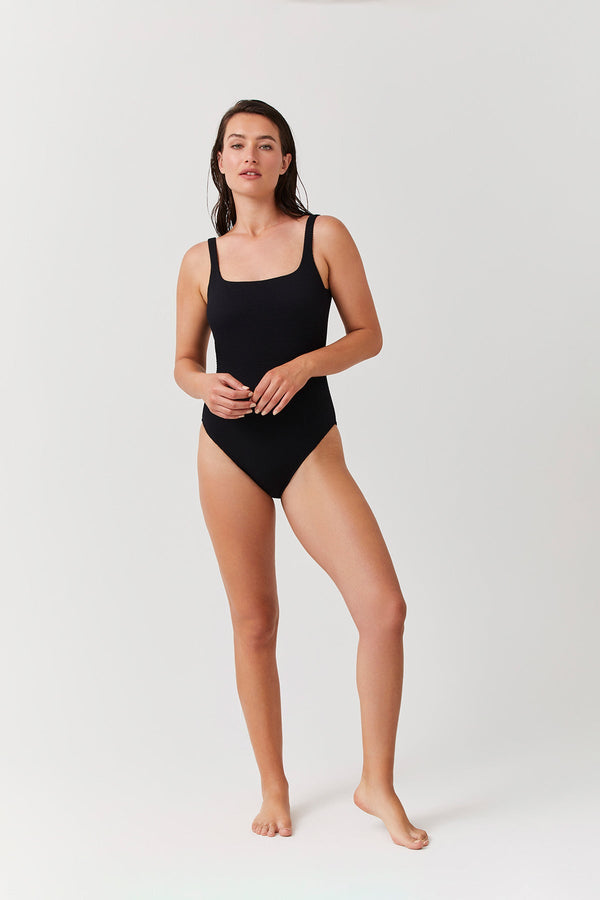LUMA SENSUAL SIMPLICITY SQUARE NECK ONE PIECE SWIMSUIT