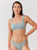 LUMA SENSUAL SIMPLICITY SQUARE NECK BRALETTE BIKINI TOP