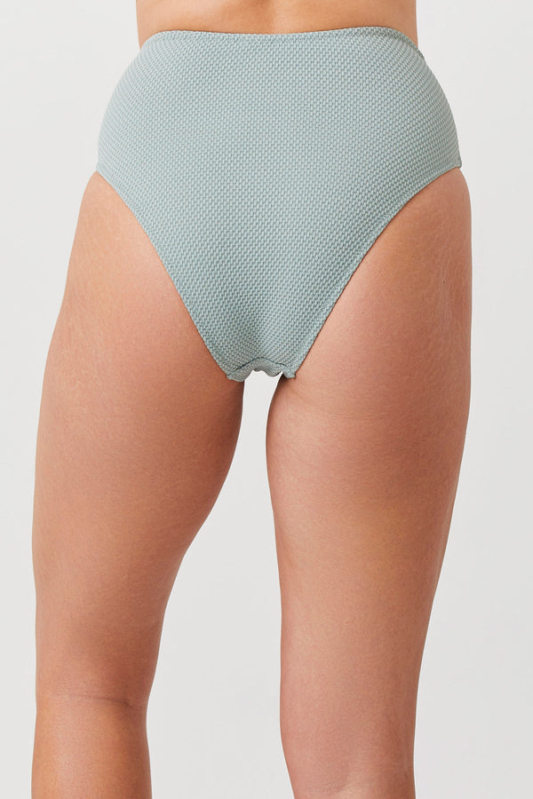 LUMA SENSUAL SIMPLICITY HIGH LEG HIGH WAIST BIKINI BOTTOM