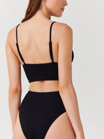 LUMA SENSUAL SIMPLICITY HIGH LEG HIGH WAIST BIKINI BOTTOM