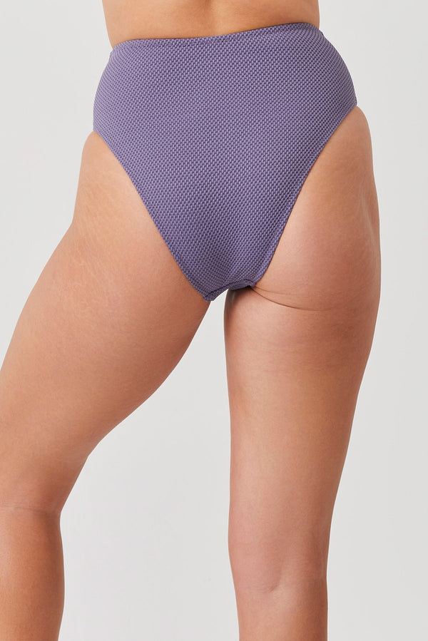 LUMA SENSUAL SIMPLICITY HIGH LEG HIGH WAIST BIKINI BOTTOM