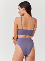 LUMA SENSUAL SIMPLICITY HIGH LEG HIGH WAIST BIKINI BOTTOM