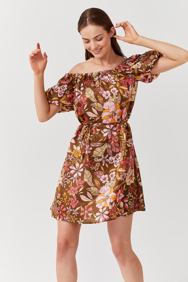 LUMA PUFF SLEEVE DRESS COVER UP