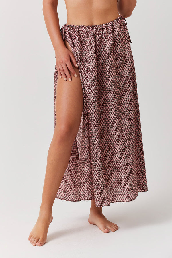 LUMA LONG COVER UP SKIRT