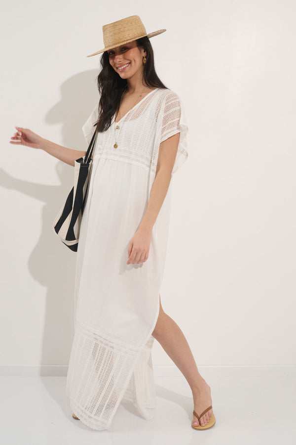 Maxi Kaftan Beach Dress