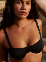 TIMELESS CHIC SOFI BIKINI TOP - BLACK