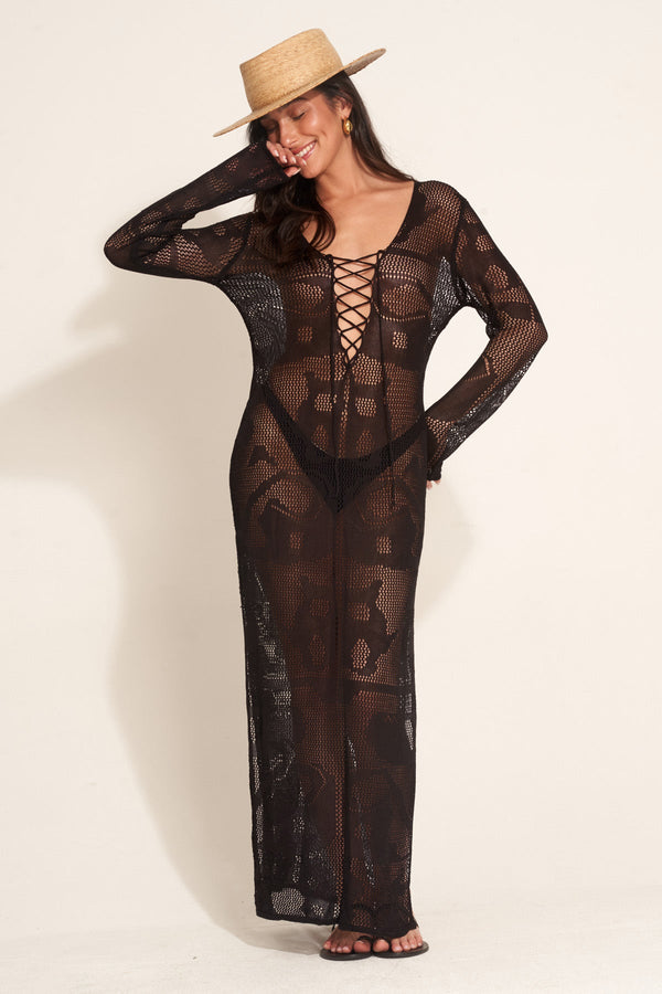 Long Sleev Beach Dress