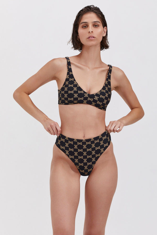 HIGH RISE DOUBLE SIDED BIKINI BOTTOM