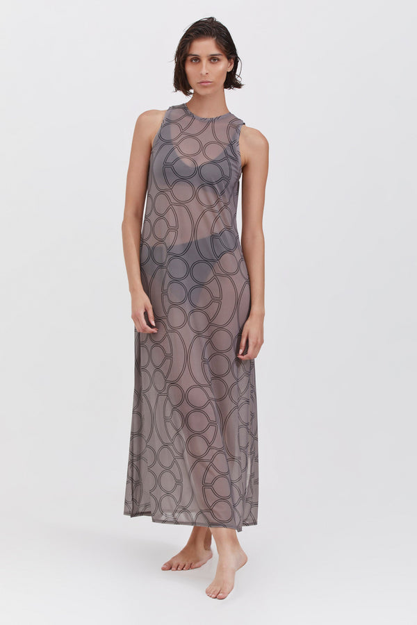 BEACH DRESS IN GREY