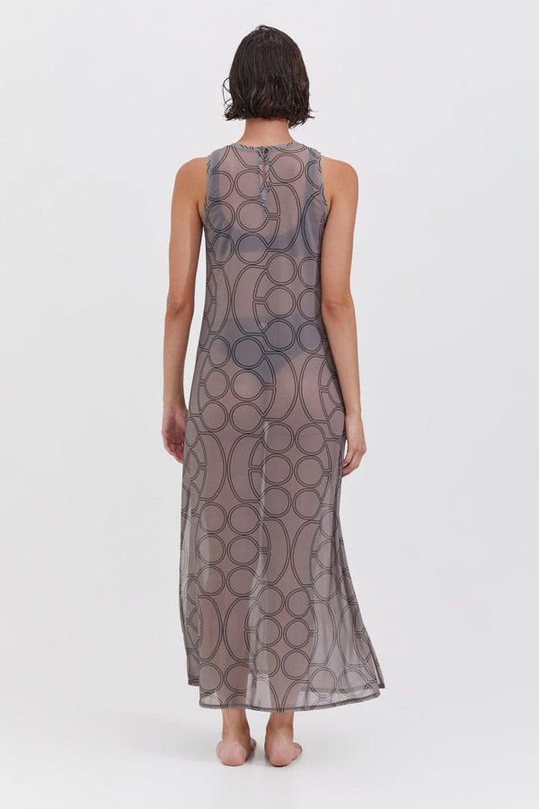 BEACH DRESS IN GREY