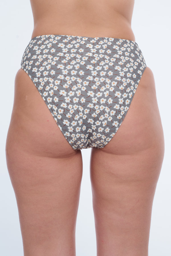 FIELD OF DREAMS HIGH WAIST BIKINI BOTTOM