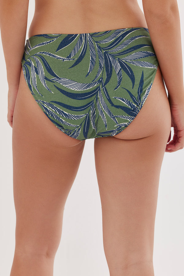 TURKIZ HIGH BIKINI BOTTOM - TROPICAL GREEN