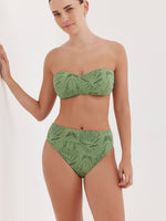TURKIZ LACE BIKINI TOP - GREEN