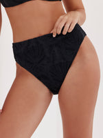 TURKIZ LACE BIKINI BOTTOM - BLACK