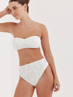 TURKIZ LACE BIKINI TOP - WHITE