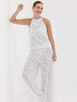 TURKIZ LACE PANTS - WHITE