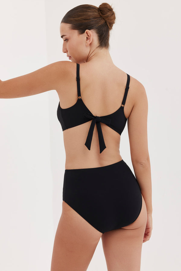TURKIZ BIKINI TOP - BLACK