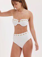 TURKIZ BIKINI BRA - WHITE
