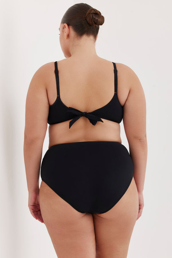 TURKIZ BIKINI TOP - BLACK